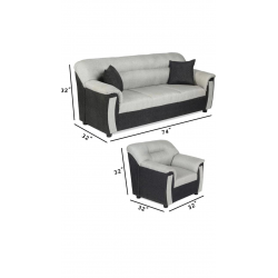 Alam Furniture Modern Sofa Set  with 5 Seater