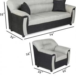 Alam Furniture Modern Sofa Set  with 5 Seater