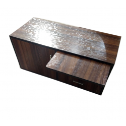  Wooden Pooja Chowki with drawer